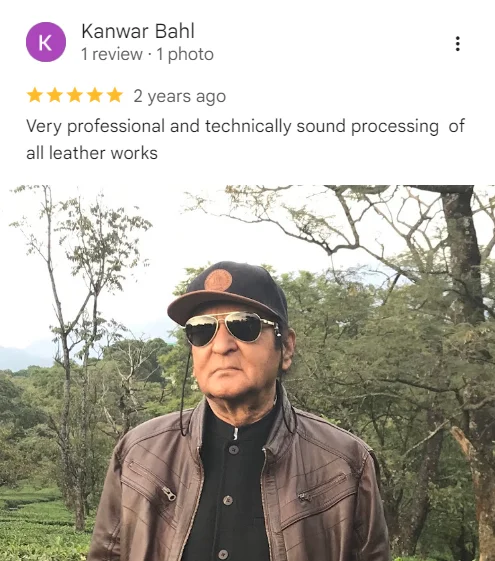 Client testimonial for Gucci shoe recoloring and Dior handbag cleaning by The Leather Restorators, Gurugram